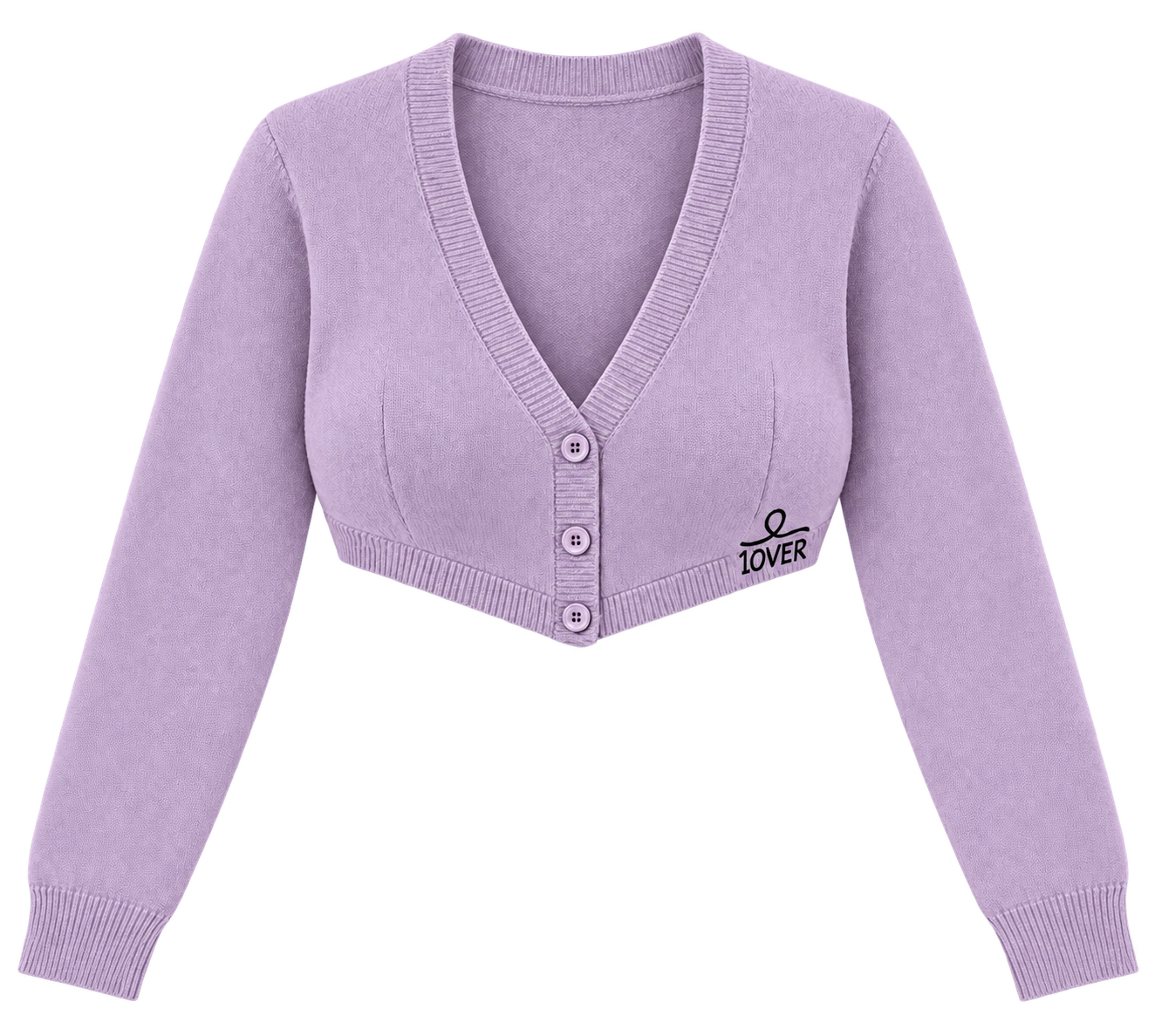 1OVER Cardigan Bra Top — Lilac