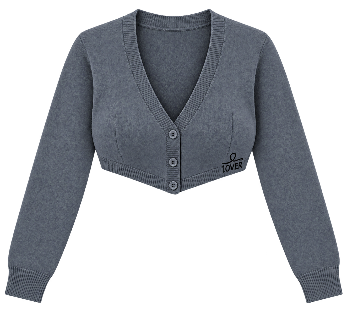 1OVER Cardigan Bra Top — Slate