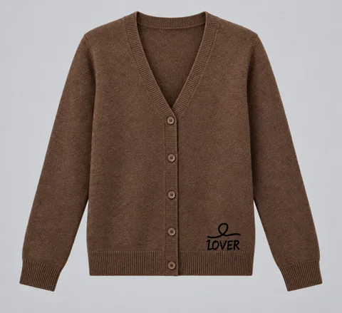 1OVER V-Neck Cardigan — Mocha