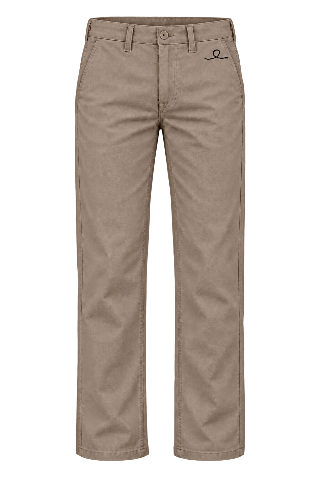 1OVER Ribbon Cotton Chinos — Mushroom
