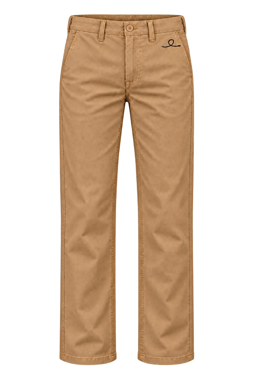 1OVER Ribbon Cotton Chinos — Camel