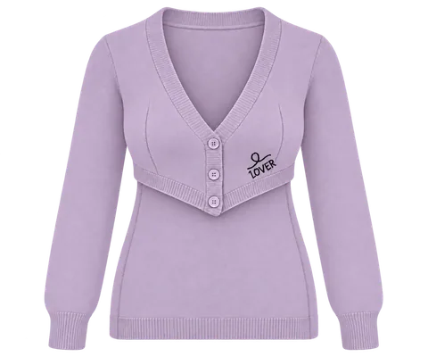 1OVER Longback Cardigan Bra — Lilac