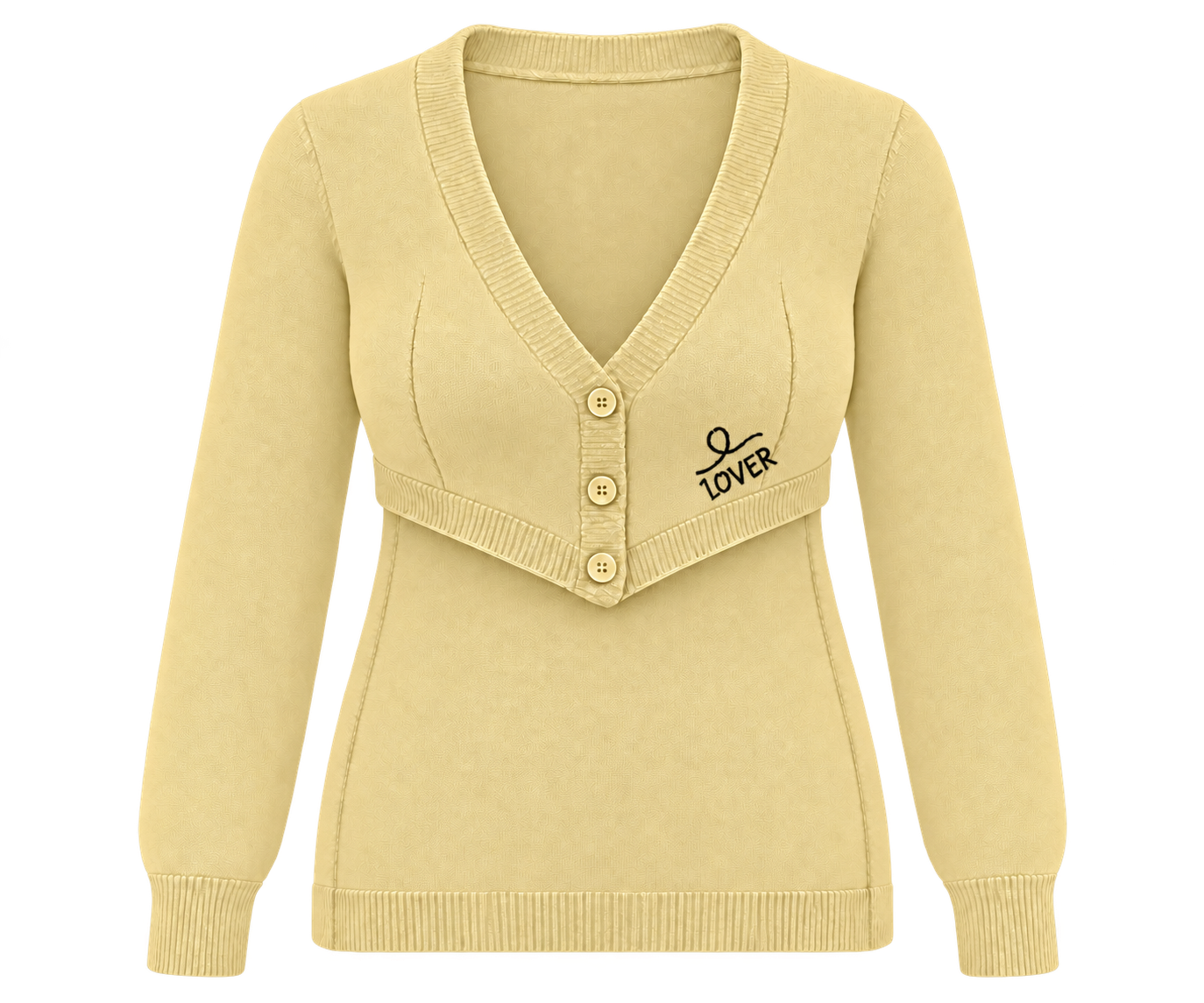 1OVER Longback Cardigan Bra — Butter