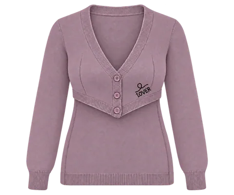 1OVER Longback Cardigan Bra — Mauve