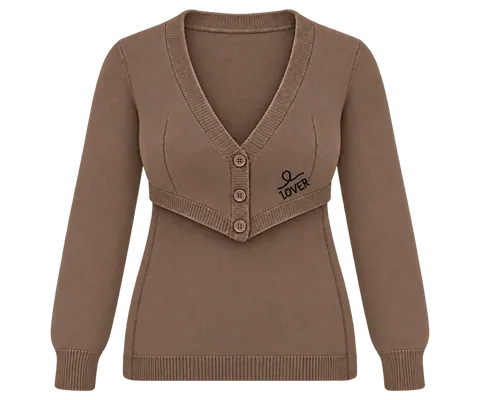 1OVER Longback Cardigan Bra — Mocha