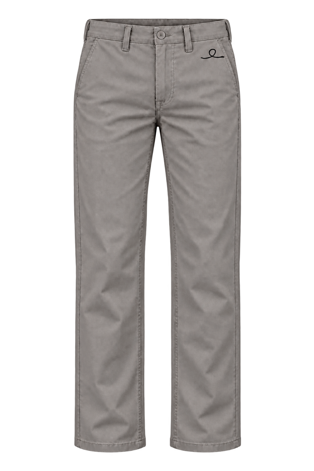 1OVER Ribbon Cotton Chinos — Stone Gray