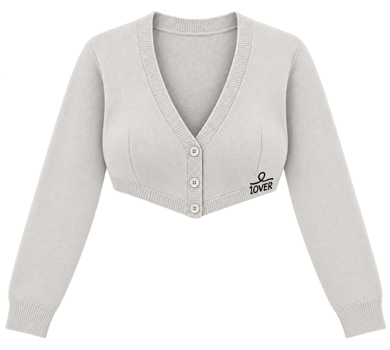 1OVER Cardigan Bra Top — Pearl