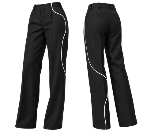 1OVER Path Tailored Trousers — Black