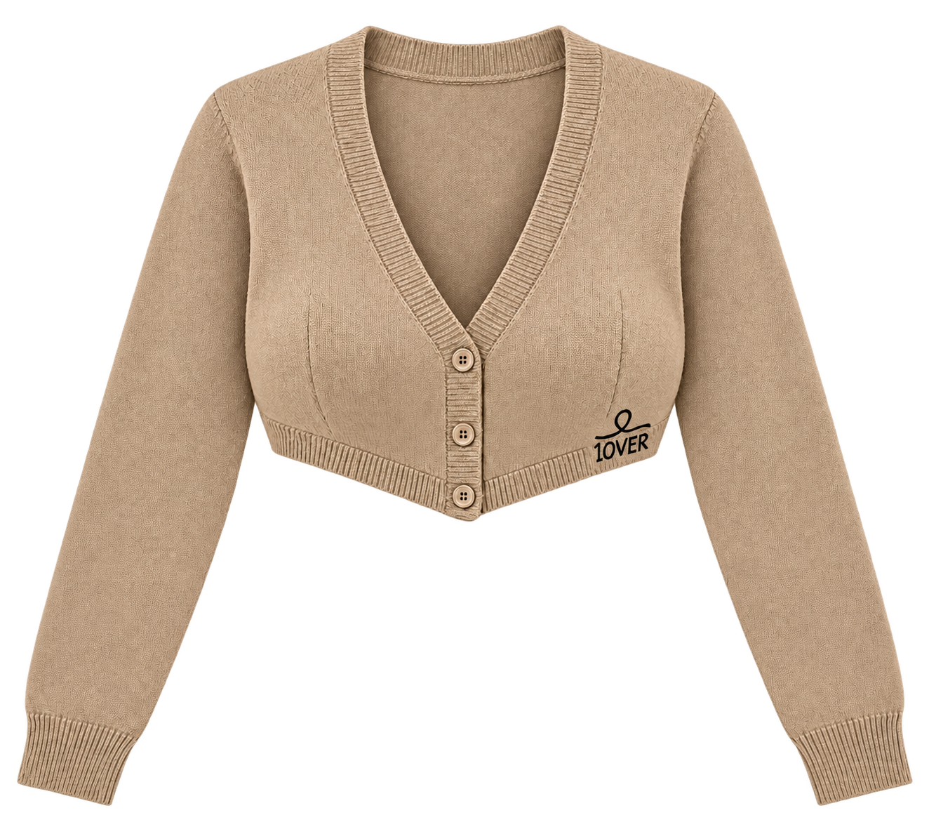 1OVER Cardigan Bra Top — Sand