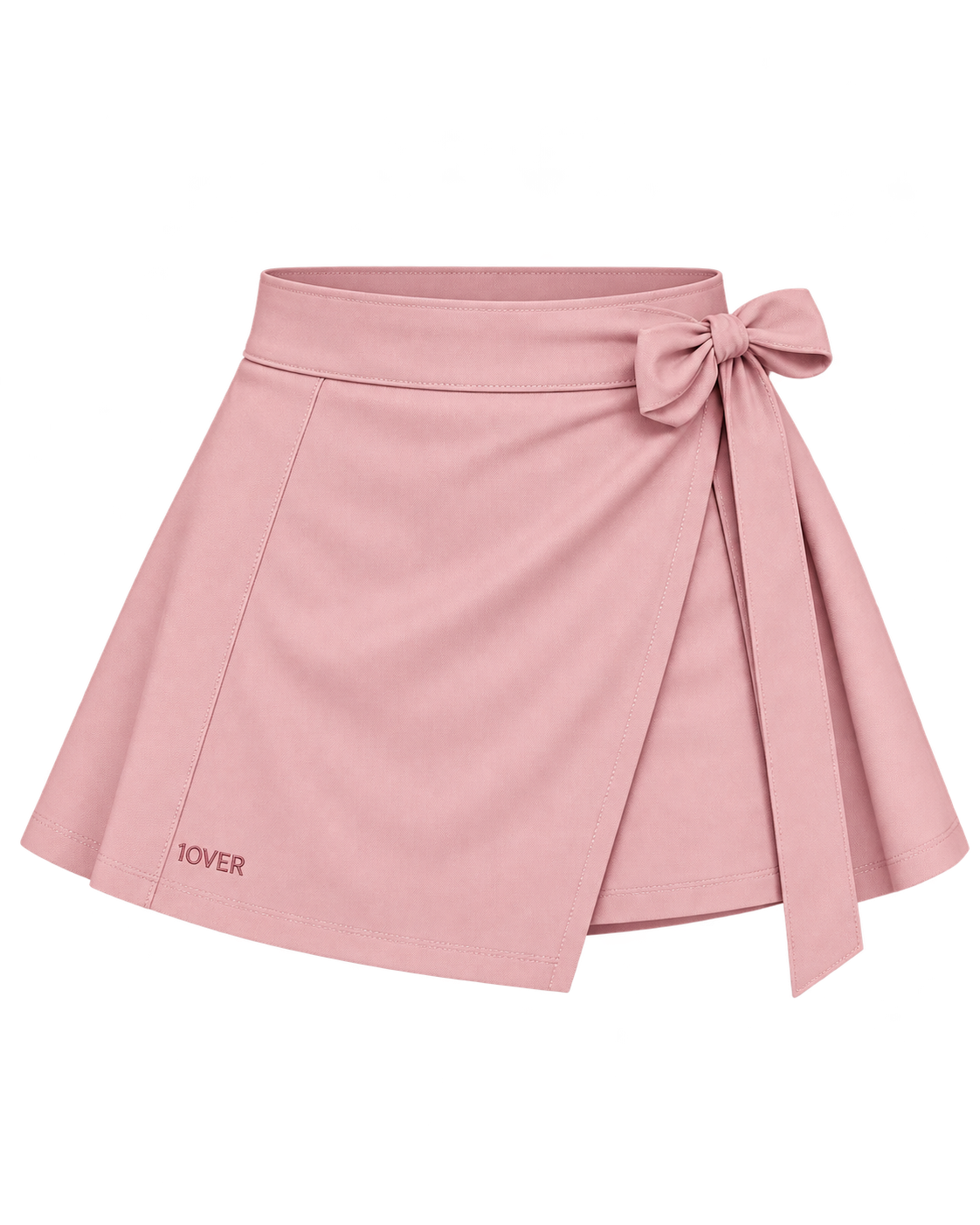 1OVER Ribbon Wrap Skort — Dusty Pink