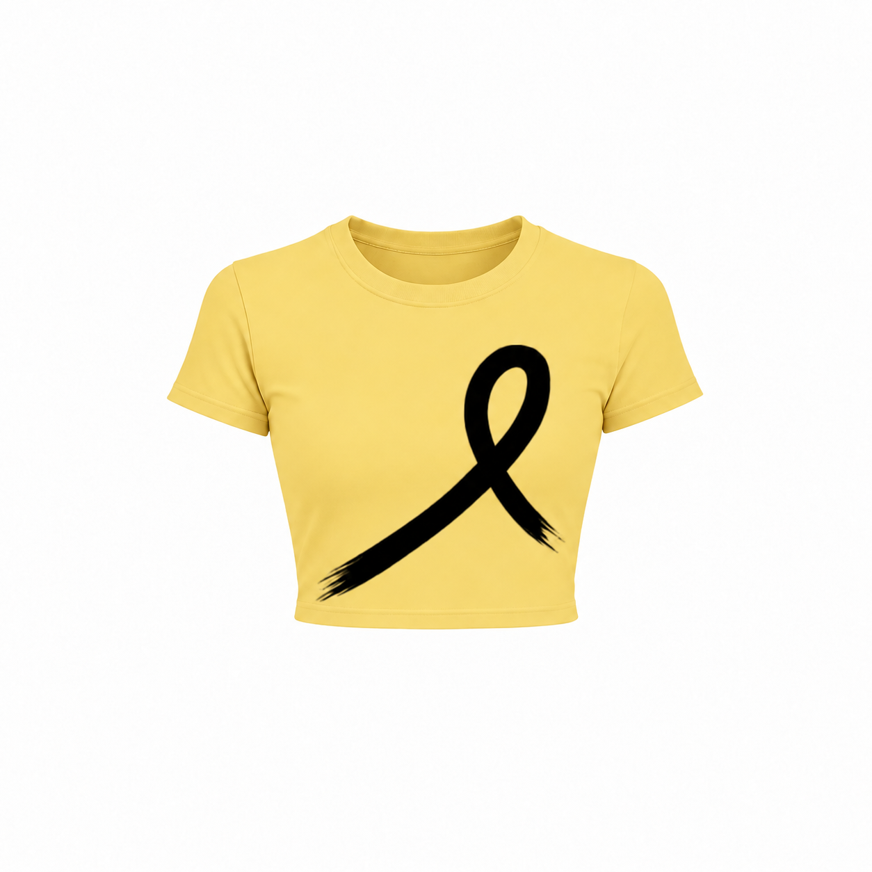 1OVER Women's Crop Tee — Butter Yellow
