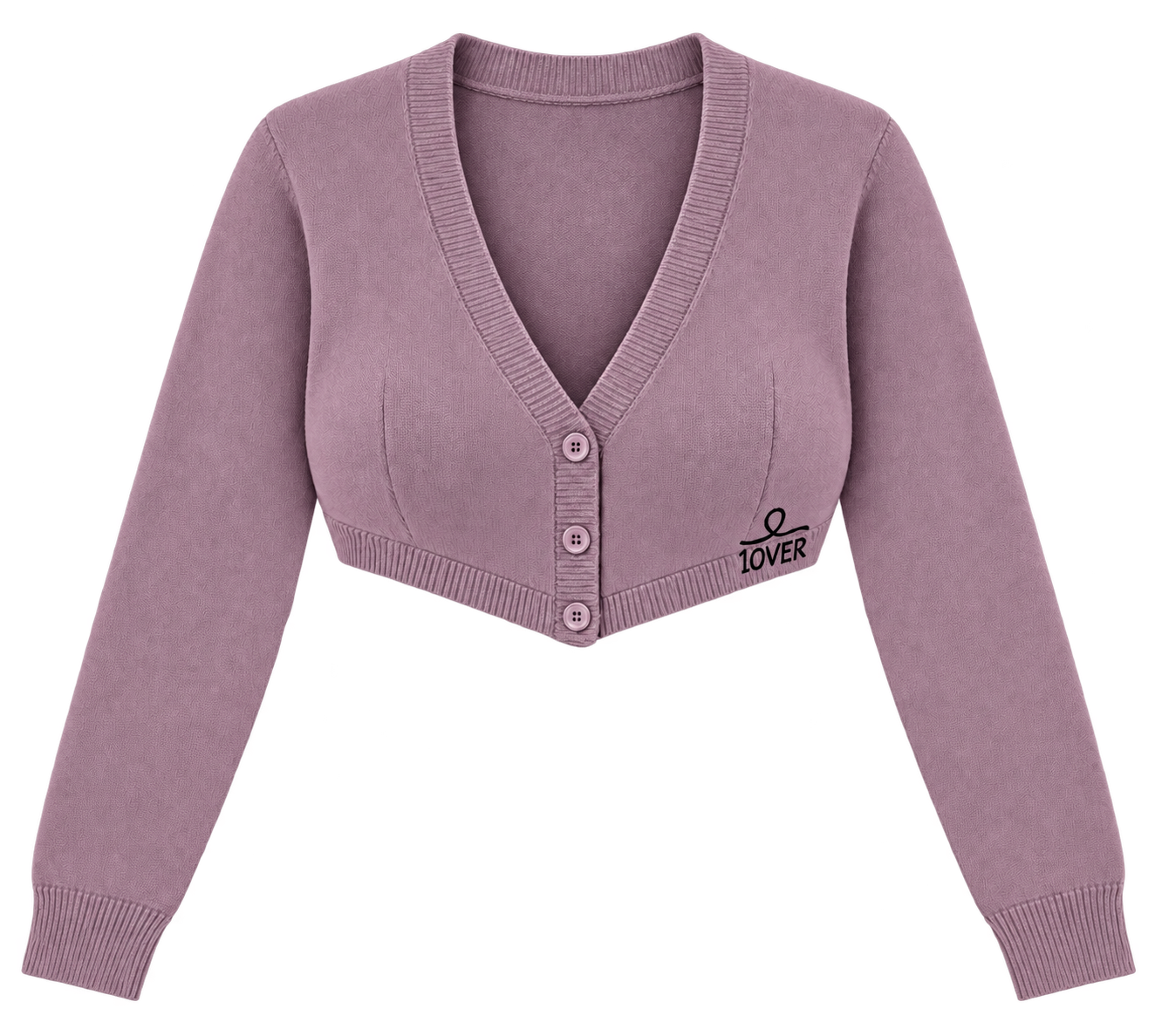 1OVER Cardigan Bra Top — Mauve