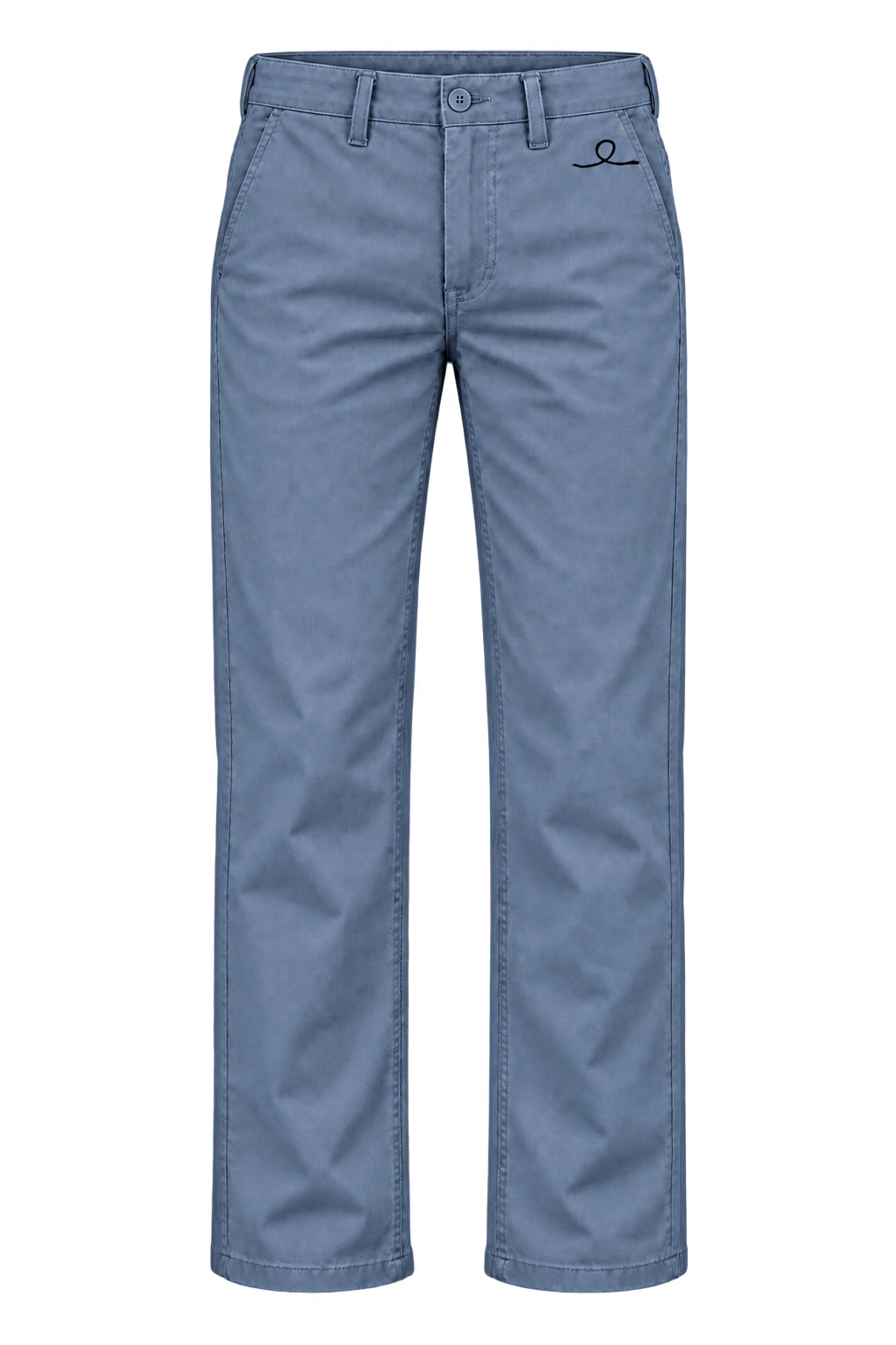 1OVER Ribbon Cotton Chinos — Slate Blue