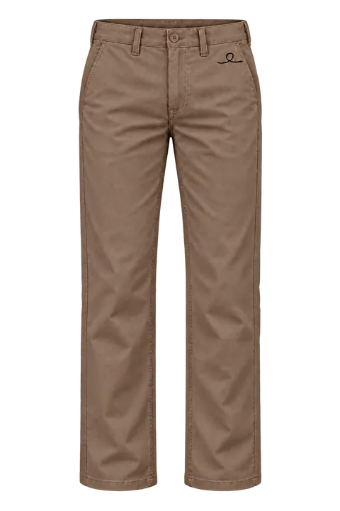 1OVER Ribbon Cotton Chinos — Mocha