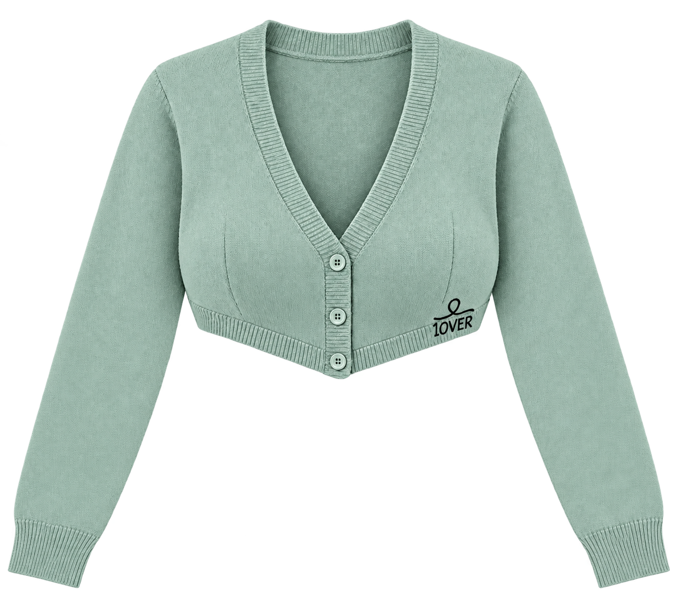 1OVER Cardigan Bra Top — Seafoam