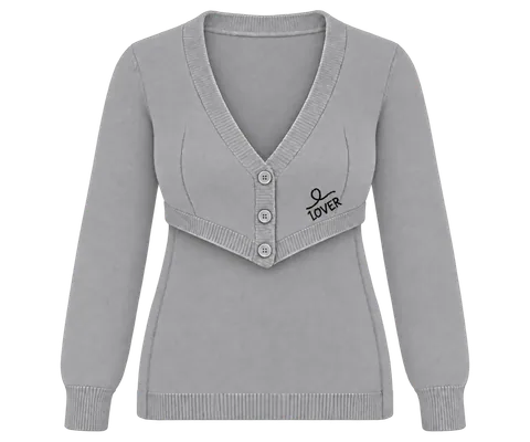 1OVER Longback Cardigan Bra — Silver Gray