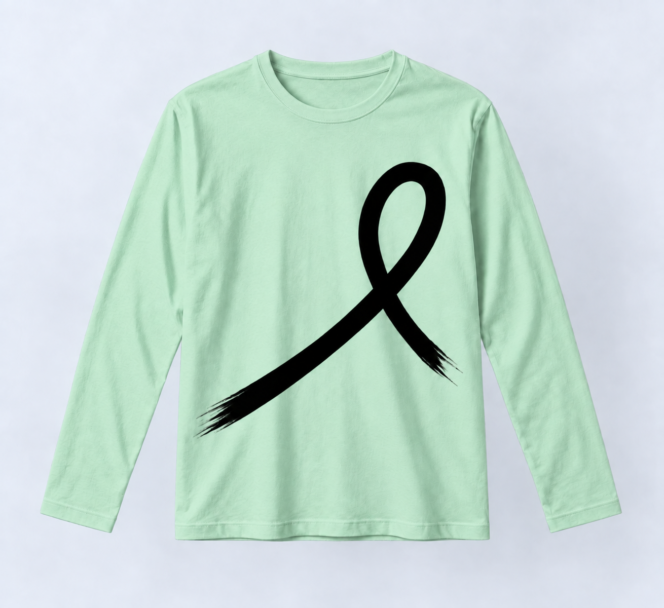1OVER Ribbon Long Sleeve Tee — Mint