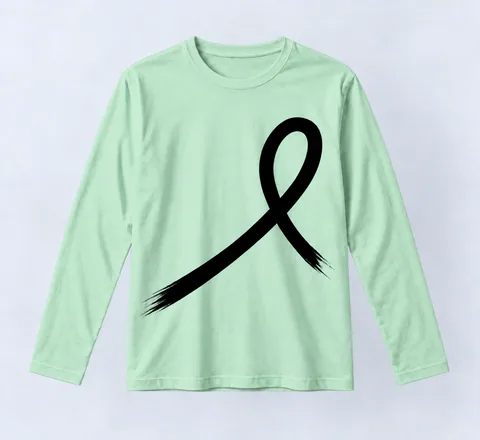 1OVER Ribbon Long Sleeve Tee — Mint