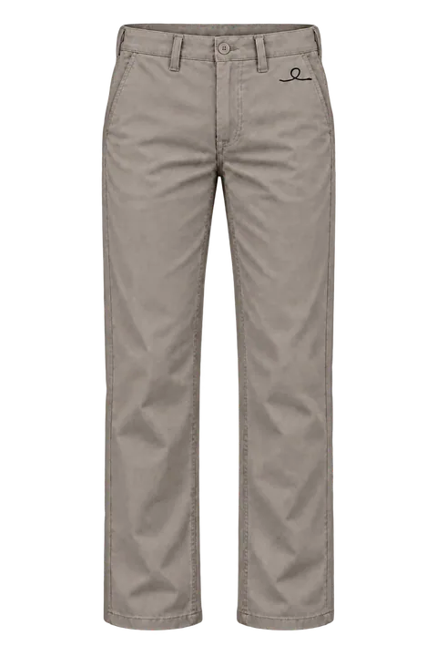 1OVER Ribbon Cotton Chinos — Warm Gray