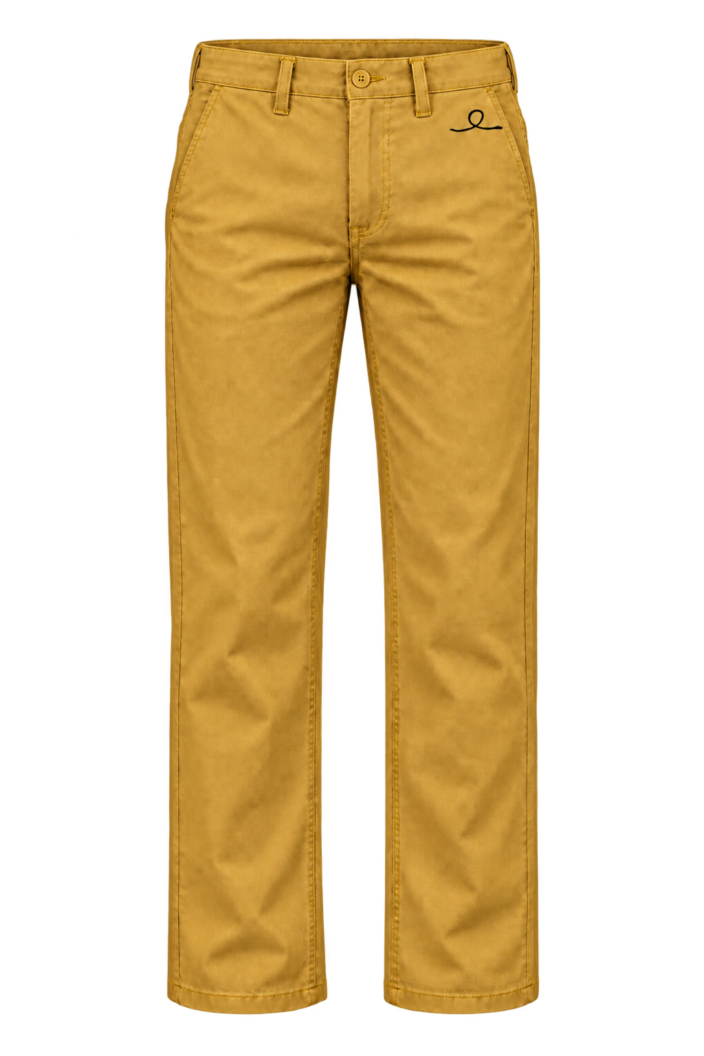 1OVER Ribbon Cotton Chinos — Mustard