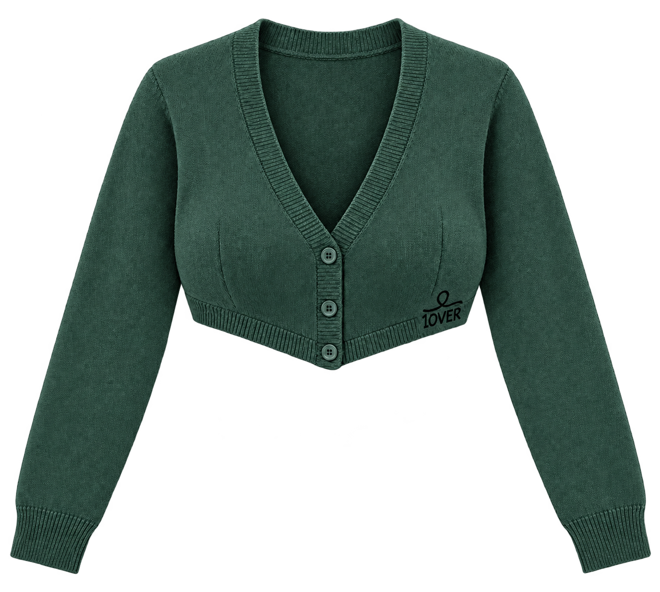 1OVER Cardigan Bra Top — Forest