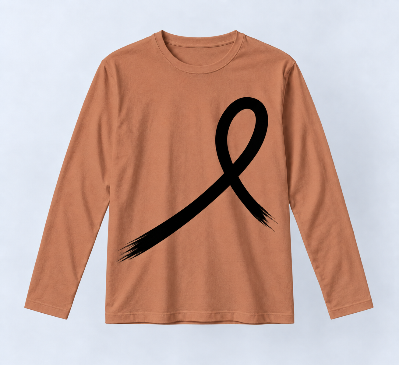 1OVER Ribbon Long Sleeve Tee — Terracotta