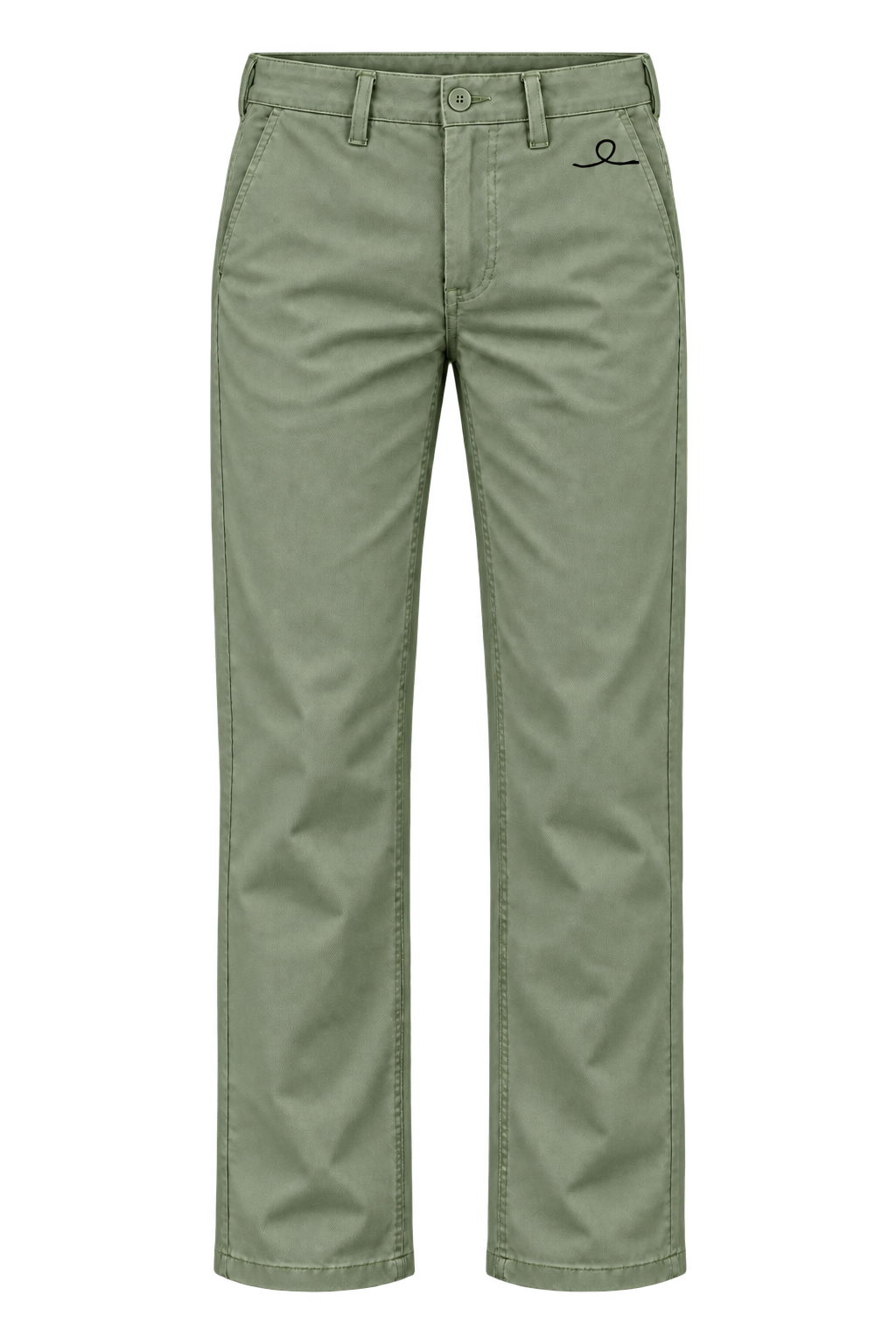 1OVER Ribbon Cotton Chinos — Sage