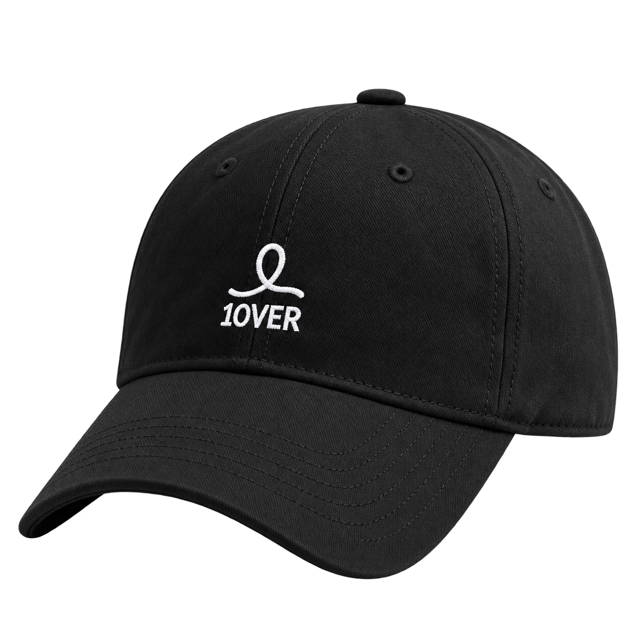 1OVER Logo Cap — Black