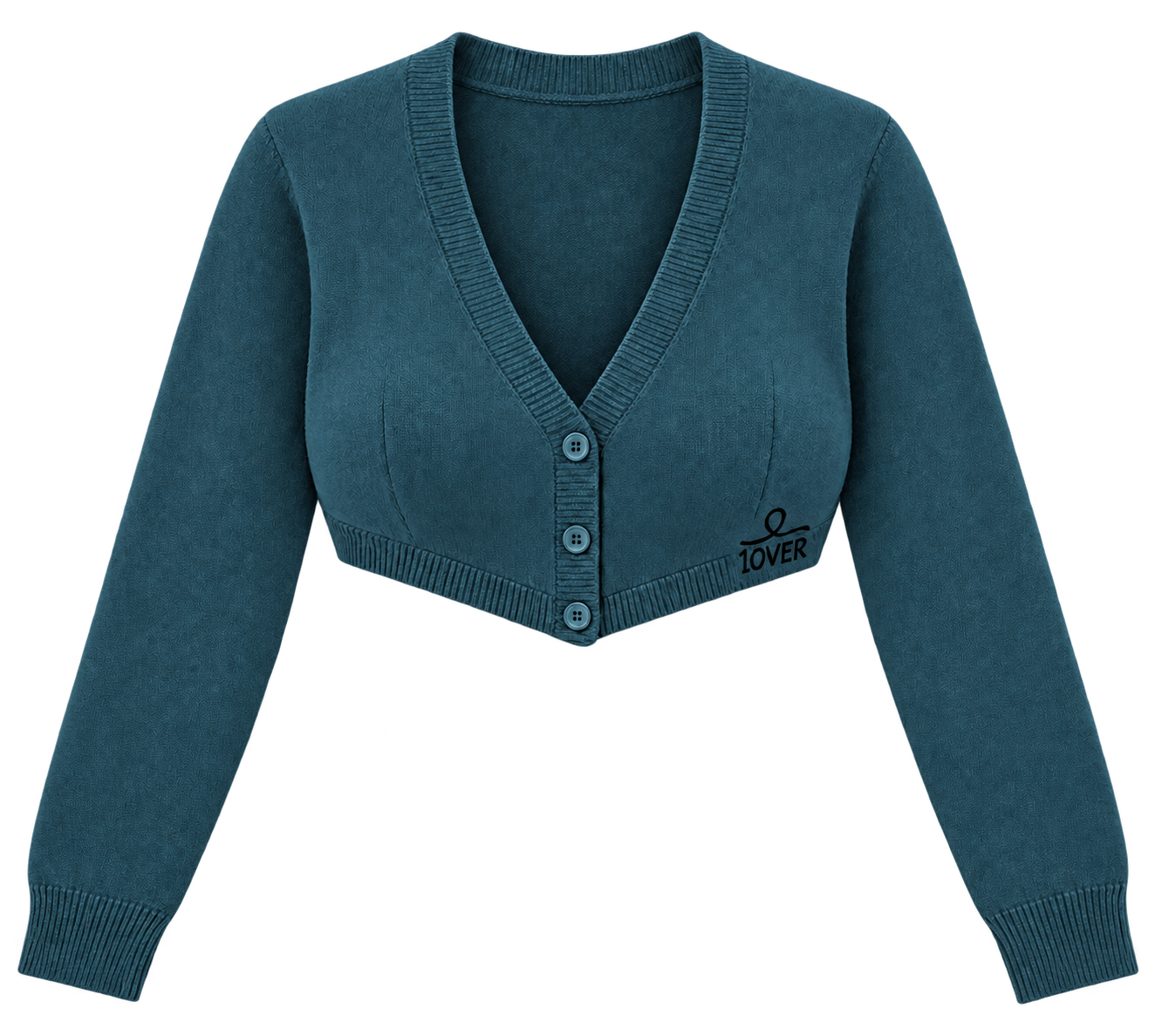 1OVER Cardigan Bra Top — Petrol