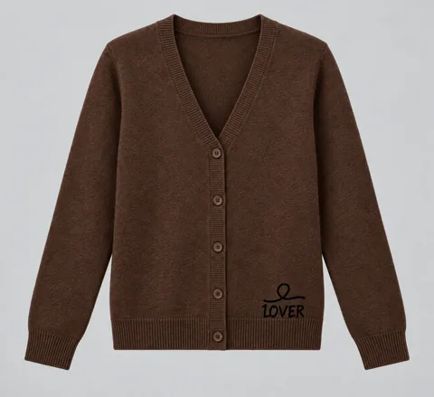 1OVER V-Neck Cardigan — Cocoa