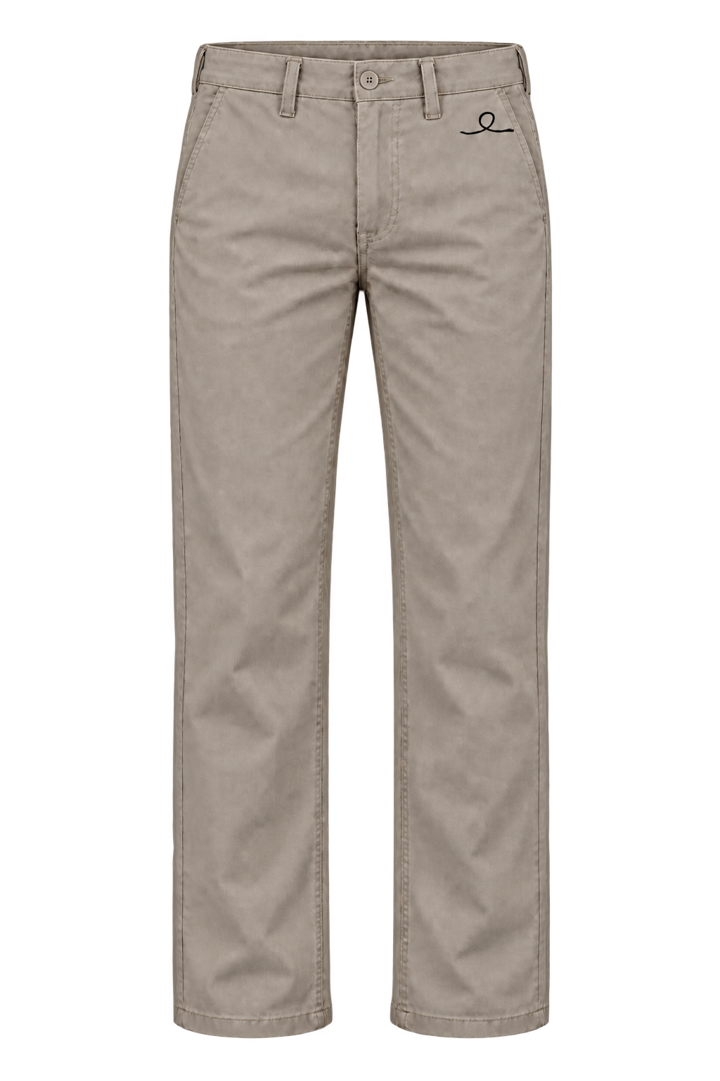 1OVER Ribbon Cotton Chinos — Greige