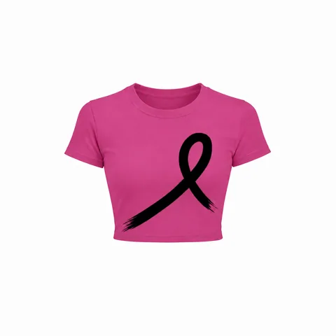 1OVER Women's Crop Tee — Fuchsia