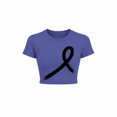 1OVER Women's Crop Tee — Indigo