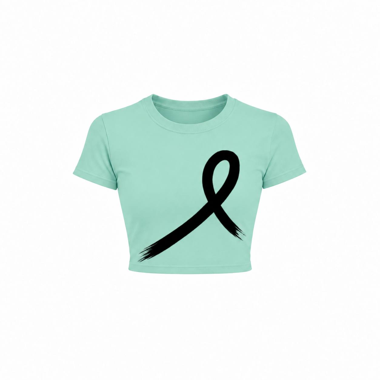 1OVER Women's Crop Tee — Seafoam