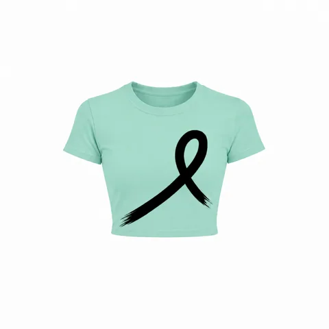 1OVER Women's Crop Tee — Seafoam