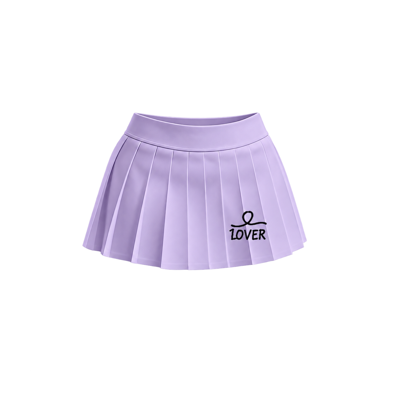1OVER Pleated Mini Skirt — Blush Pink