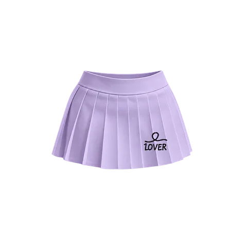 1OVER Pleated Mini Skirt — Blush Pink