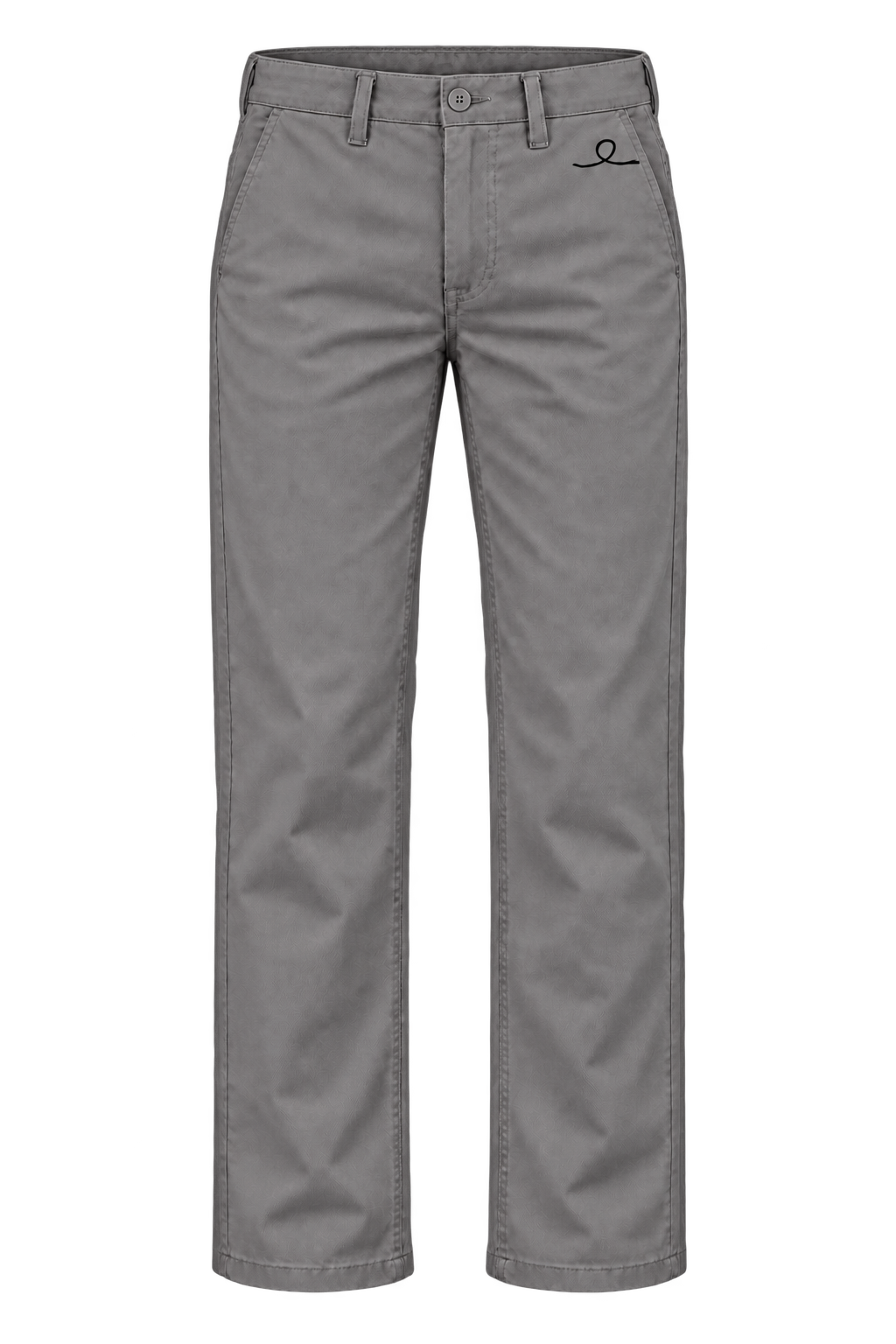 1OVER Ribbon Cotton Chinos — Ash Gray