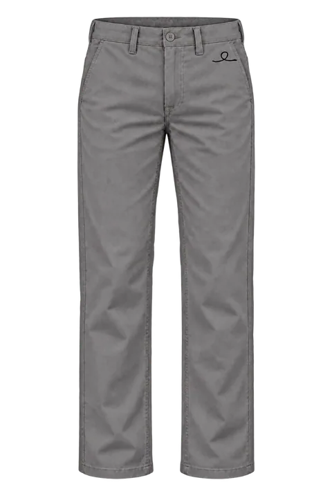 1OVER Ribbon Cotton Chinos — Ash Gray