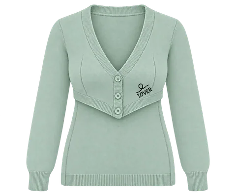 1OVER Longback Cardigan Bra — Seafoam