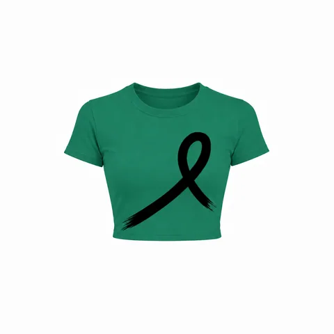 1OVER Women's Crop Tee — Emerald