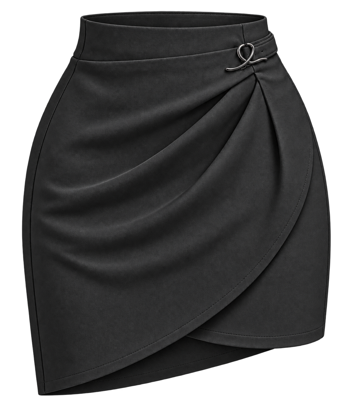 1OVER Wrap Skirt — Black