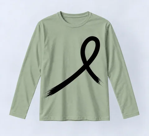 1OVER Ribbon Long Sleeve Tee — Sage