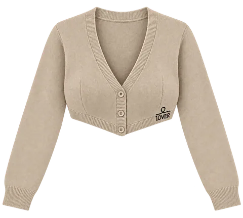 1OVER Cardigan Bra Top — Oatmeal