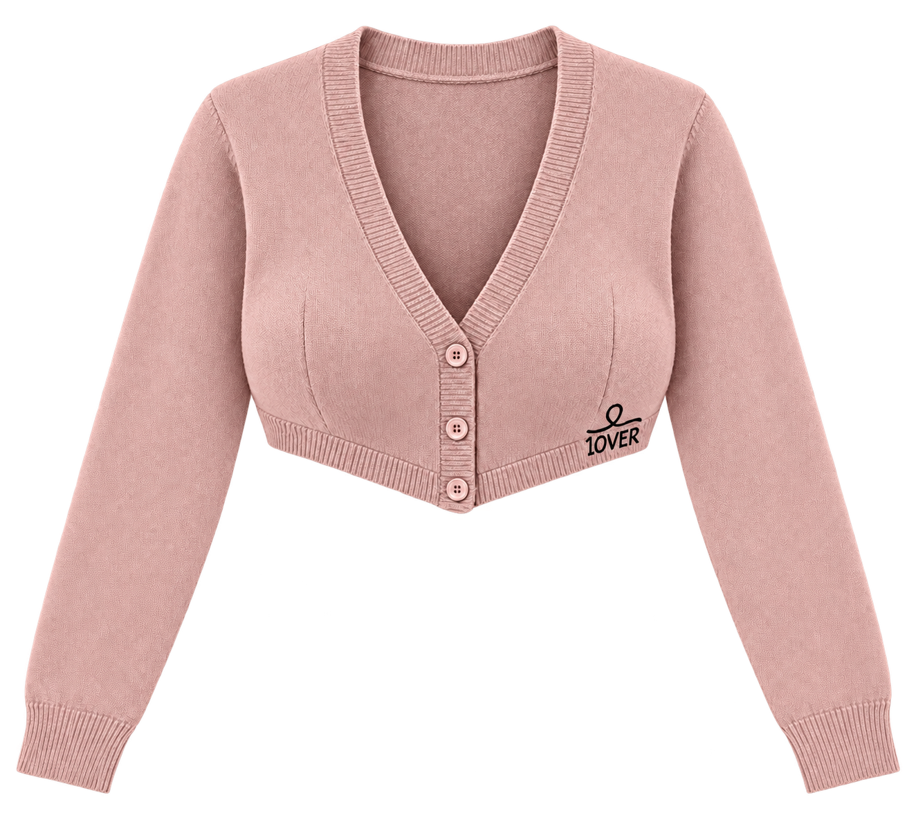 1OVER Cardigan Bra Top — Blush