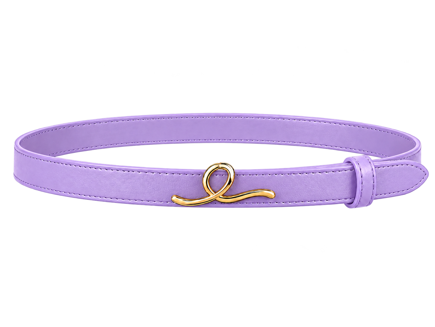 1OVER Ribbon Belt — Lavender & Gold
