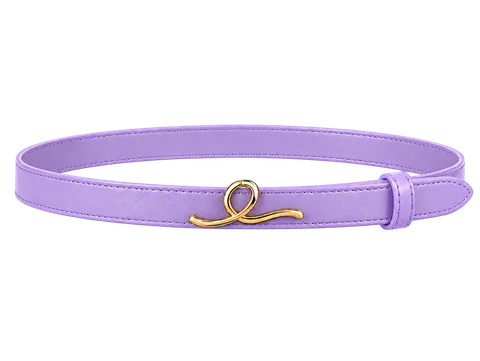 1OVER Ribbon Belt — Lavender & Gold