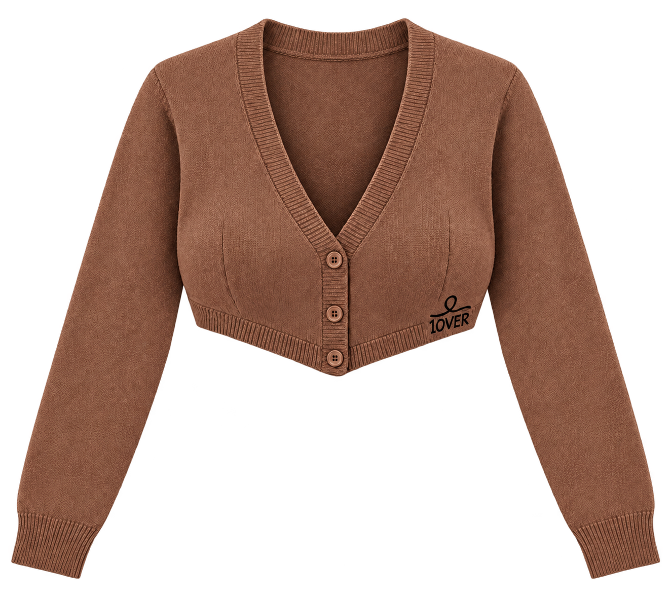 1OVER Cardigan Bra Top — Cinnamon