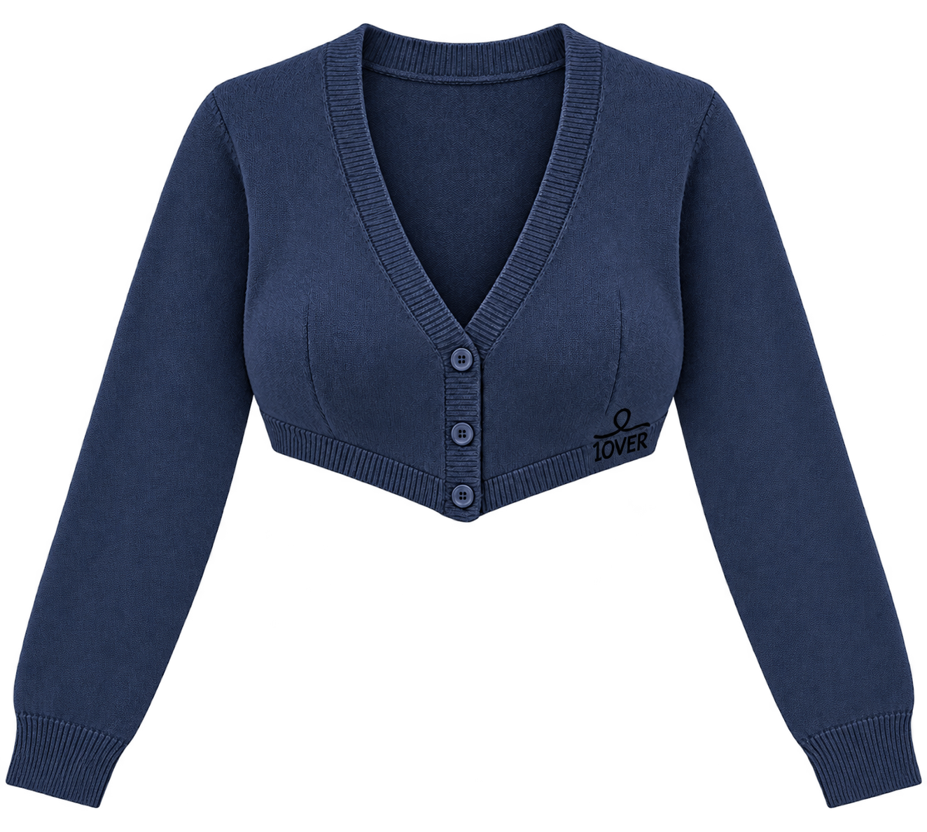 1OVER Cardigan Bra Top — Midnight Navy