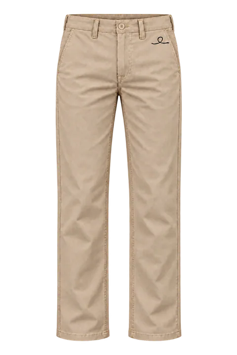 1OVER Ribbon Cotton Chinos — Oatmeal